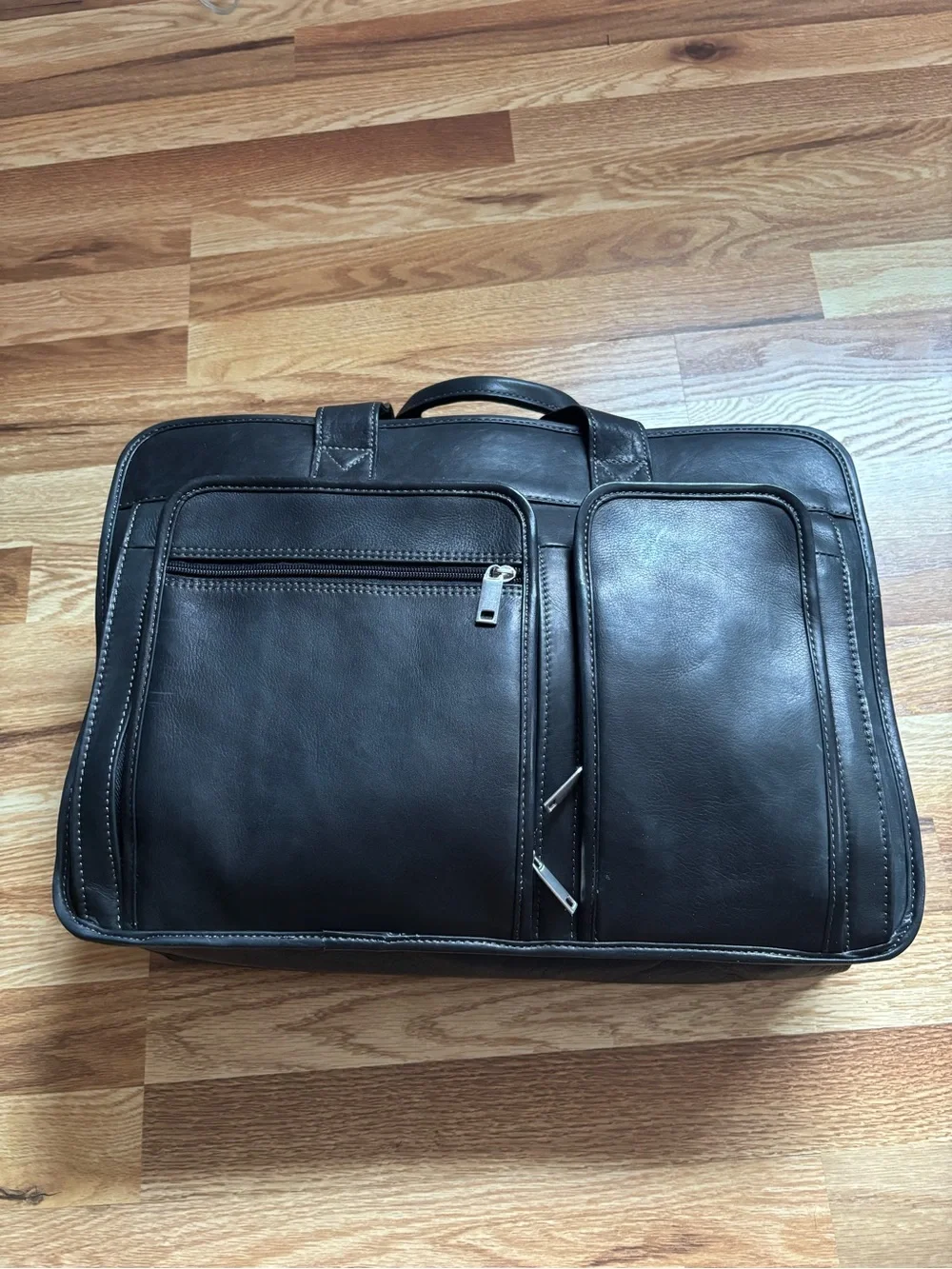 Black Wilsons Leather Briefcase